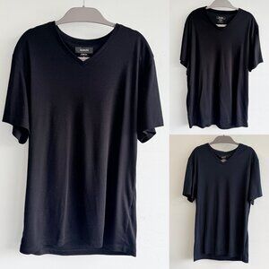 Black V-Neck T-Shirt